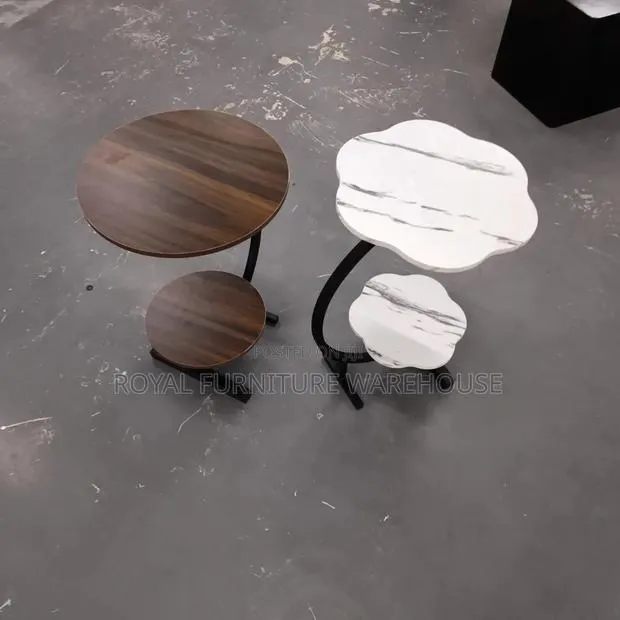 Modern Two-Tier Side Tables · Photo 1