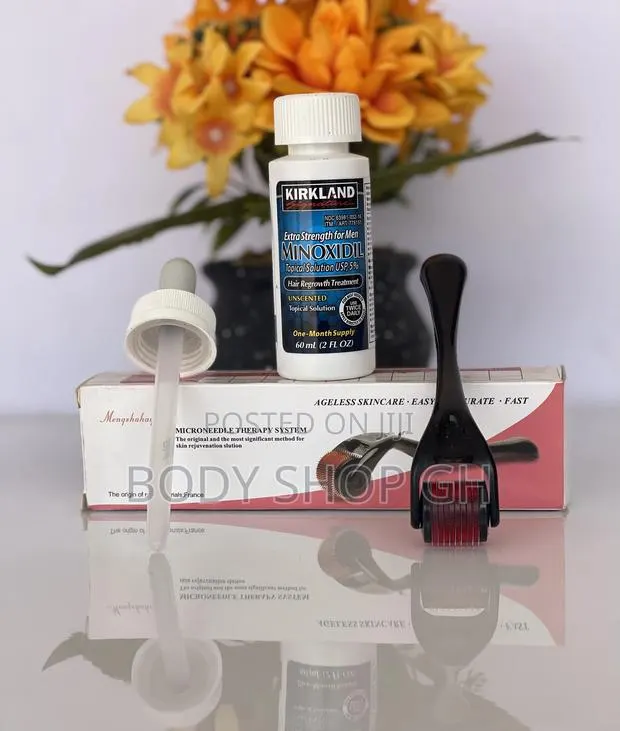 Kirkland Minoxidil + Derma Roller For Beard And Hairline · Photo 1