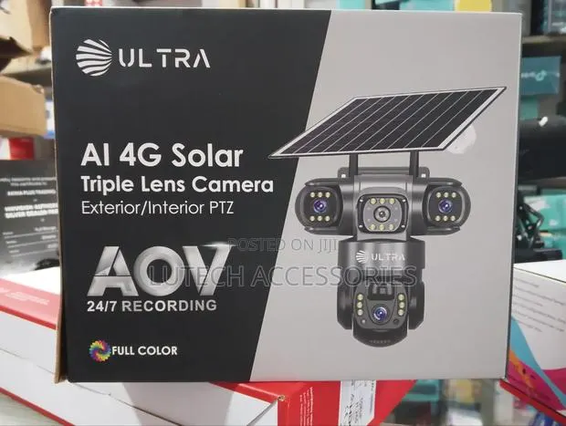 4g Solar Triple Lens Aov Camera. Ultra 4g Solar Triple Lens Aov Camera · Photo 1