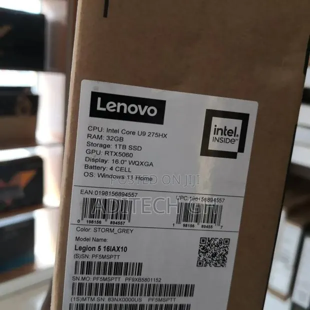 New Laptop Lenovo Legion 5 32GB Intel Core Ultra 9 SSD 1T · Photo 1