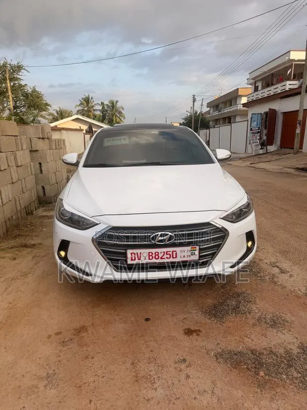 Hyundai Elantra Sport Sedan FWD (1.6L 4cyl 6M) 2017 White · Photo 1