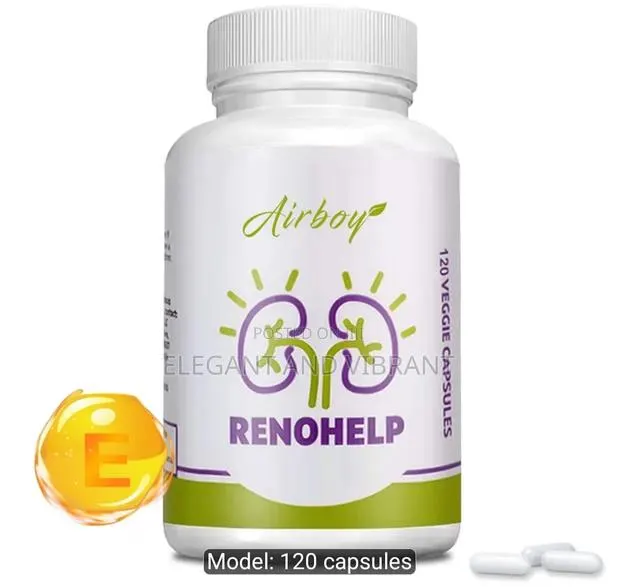 Renohelp Capsules - With Vitamin E, B6 Red Bilberry-Advanced Herbal · Photo 1