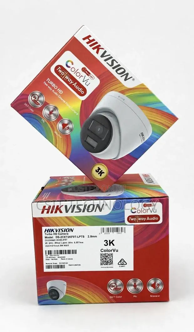 3k Two Way Audio ColorVu Analogue Camera(DS-2ce72kf0t-Lpts) · Photo 1
