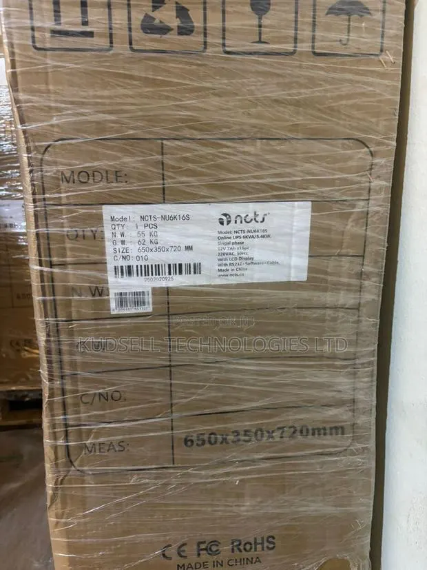NCTS Online Pure Sine Wave Nu6k16 Ups (6kva/4.8kw 12v/7a*16) · Photo 1