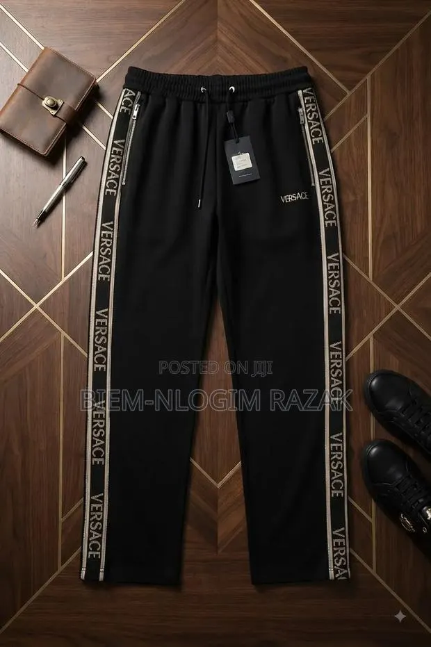 Versace, Luis Vuitton and Nike Thick N Heavy Joggers Available · Photo 1