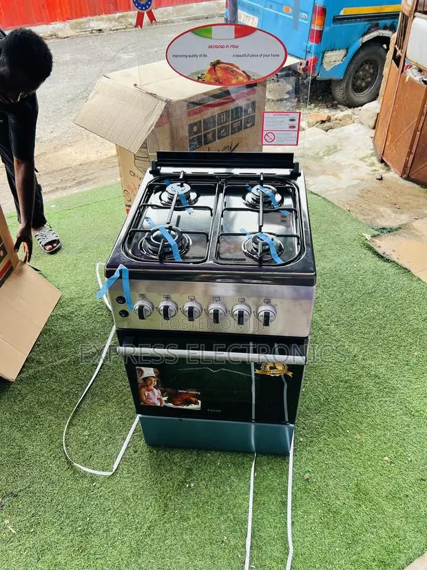Long Lasting New Line Gas Cooker Oven 4b 50/60 Ferre Sliver · Photo 1
