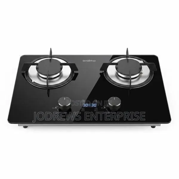 Oraimo FlameSaver D1 2-Burner Gas Stove With Timer · Photo 1