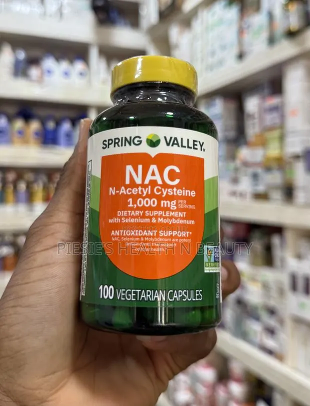 Spring Valley Nac Dietary Supplement Vegetarian Capsules, 1000 Mg · Photo 1