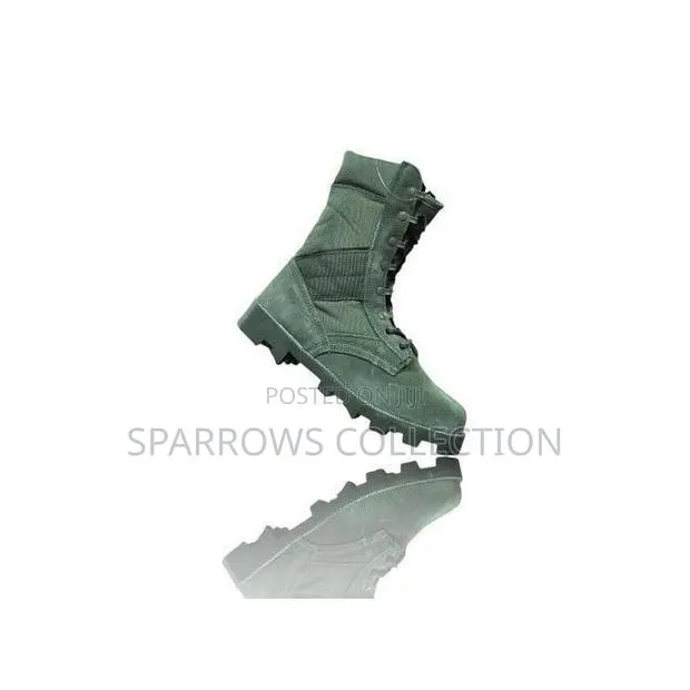 Tactical Military Boots Olive Green · Photo 1