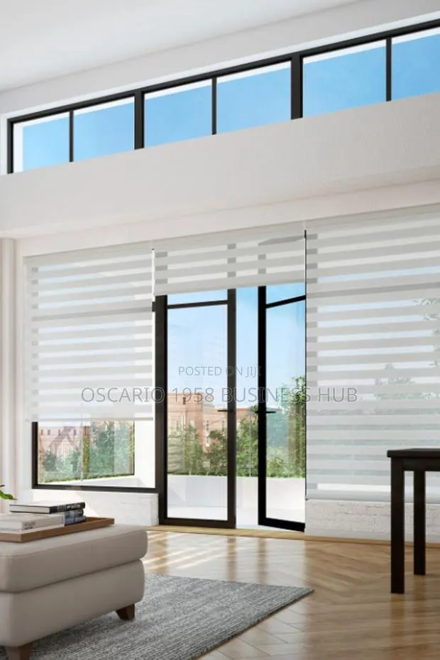 Heart Valley Modern Zebra Window Curtain Blinds · Photo 1