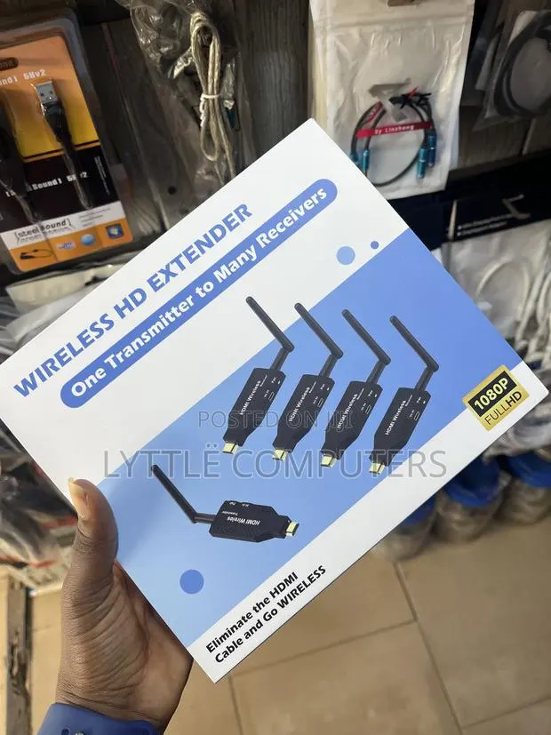 4in1 Wireless HDMI Extender (1TX to 3RX) · Photo 1