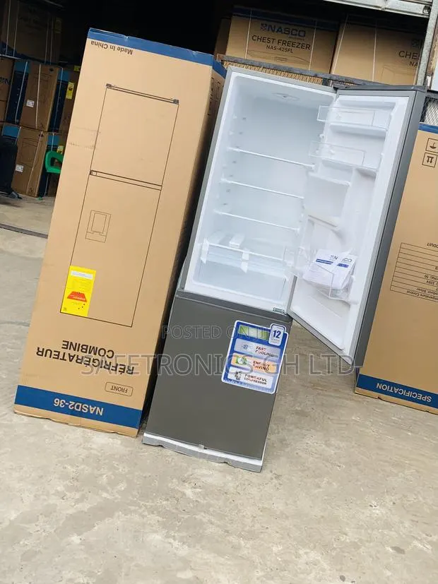 Top Notch Quality Nasco 260L Double Door Fridge – (Nasd2-36) · Photo 1