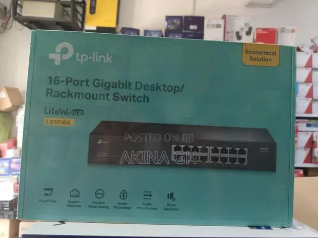 Tp Link 16port Gigabit Desktop/Rackmount Switch/ LS1016G · Photo 1