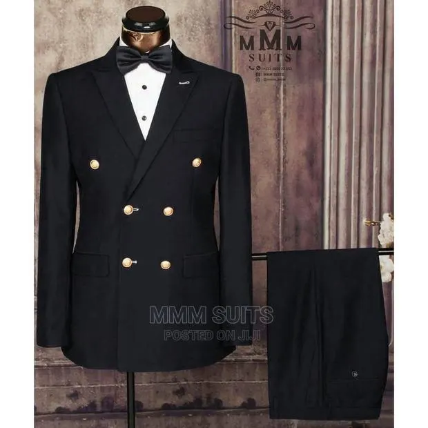 Quality Double-Breasted Men Suit · Photo 1