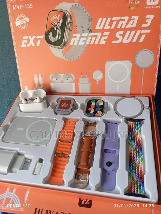 MVP 135 Extreme Smartwatch
With Magsafe, Airpods - Silver · Photo 1