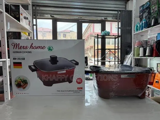 Mers Home 9L Multi-Purpose Electric Cooking Pot MH-2025B - 9in1* · Photo 1
