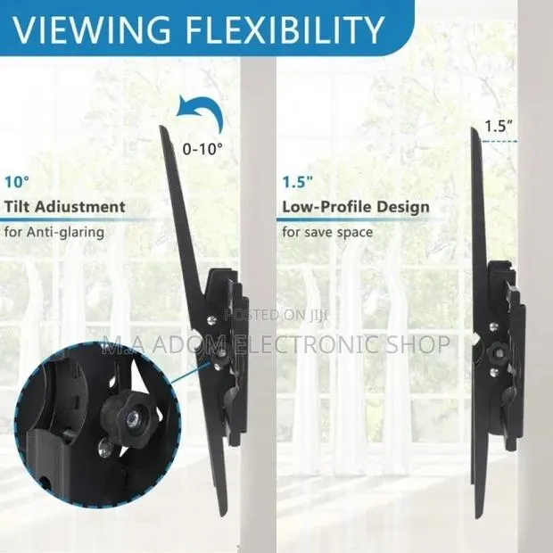 Enjoy Viewing Flexibility With This Tilting Wall Mount · Photo 1