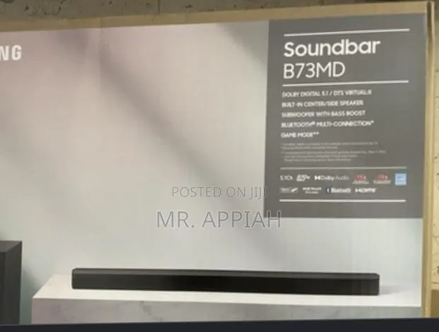 Original Samsung B73md 220watt 5.1ch Sound Bar System With Subwoofer · Photo 1