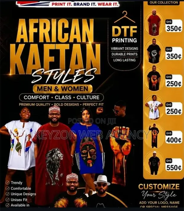 WE Make Kaftan & Print DTF Design on Them for Your Event and Occasion · Photo 1