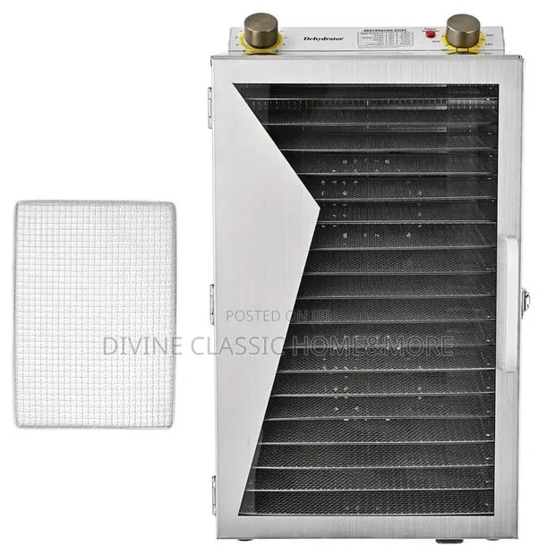 Stainless Steel 18trays Fruits, Vegetables/ Herbs Dryer (Dehydrator) · Photo 2