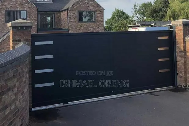 Sliding Gate, Fence Design, Burglar Proof, Staircase · Photo 1