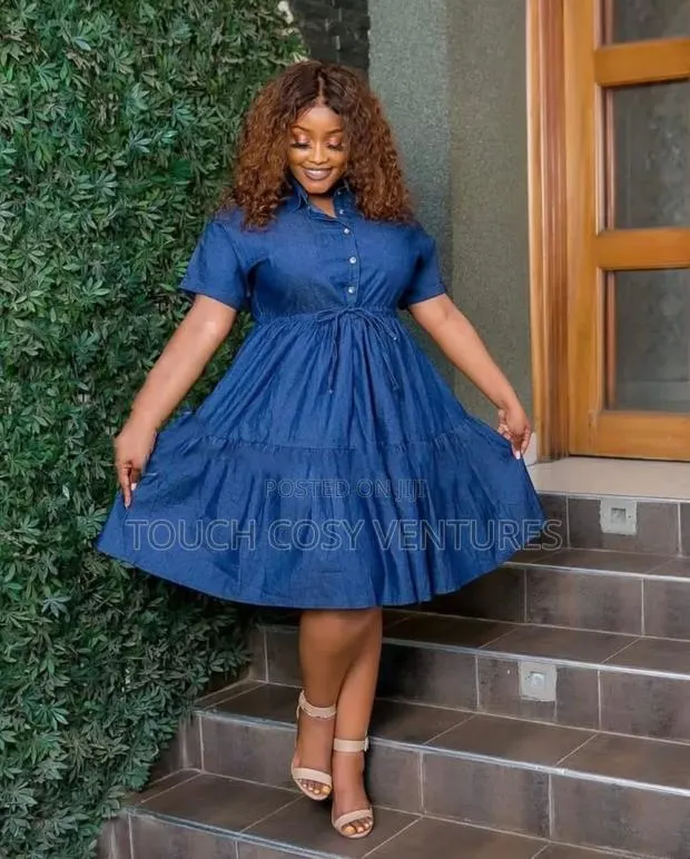 Fashionable Ladies Soft Jeans Dress · Photo 1