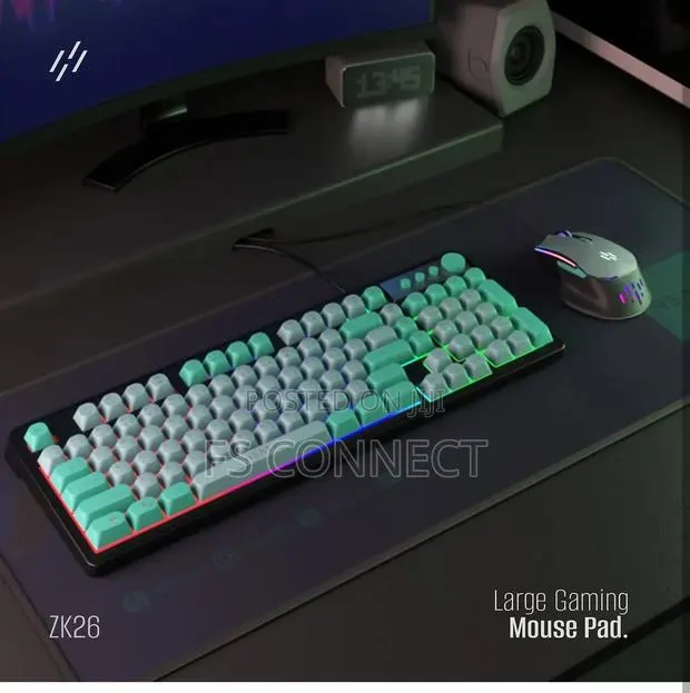 ZK26 Gaming Combo Keyboard Mouse · Photo 1