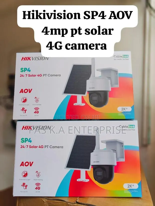 Hikvision 4mp Aov Solar 4G Pt Camera · Photo 1
