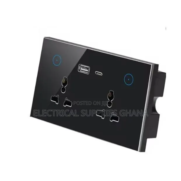Wifi Smart Double Socket 3-Hole Multi-Functional · Photo 1