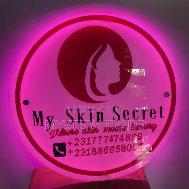 Indoor Backlit Sign for Skin Secret · Photo 1
