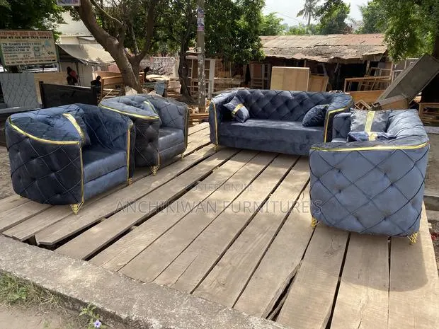 Tufted Sofa Sets With Pillows (Cash on Delivery) · Photo 1