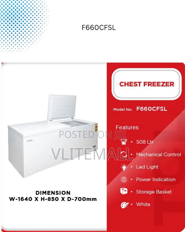 TCL Chest Freezer · Photo 1