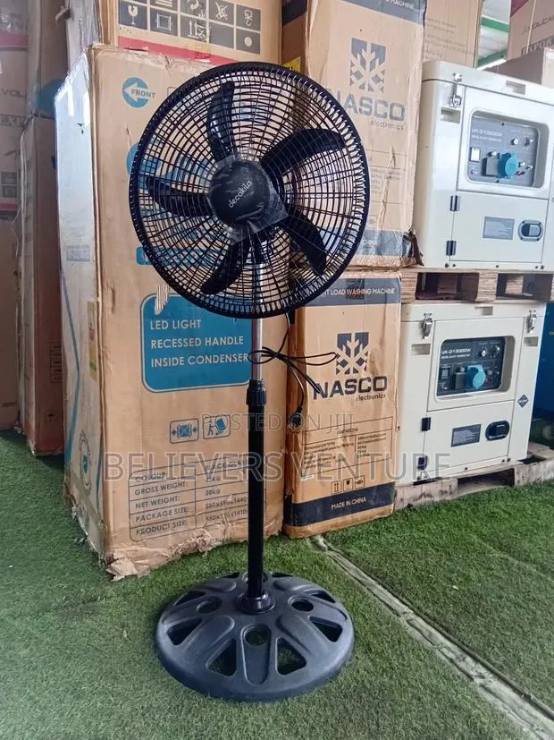 Decakila Adjustable Standing Fan – Strong Airflow for Home · Photo 1