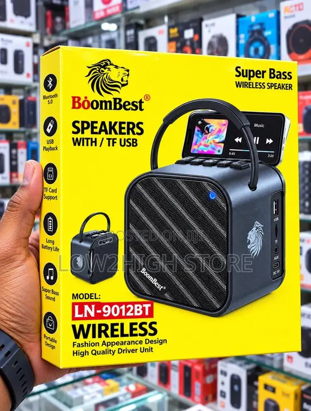 BoomBest LN-9012BT 45W SuperBass Wireless Bluetooth Speaker- Low2High · Photo 1