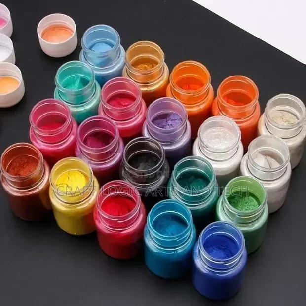 Mica Powder Epoxy Resin Dye Powder Pigment Gh₵15 Per Bottle · Photo 1