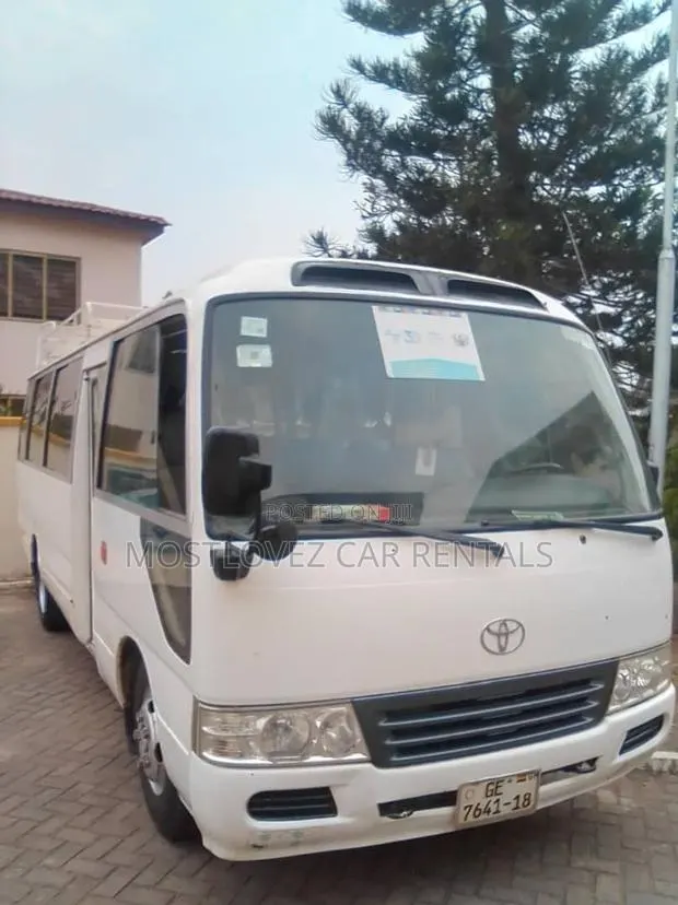 Car Rental - Toyota Coaster Bus - 30 Seats for Rent · Photo 1