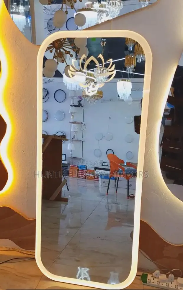 Custom Frosted LED Backlit Mirror by Huntel Luxury Mirrors · Photo 1