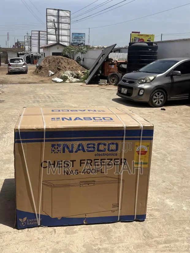 Authentic Nasco 1 Door Electric Chest Freezer(Gray)Nas400fl · Photo 1