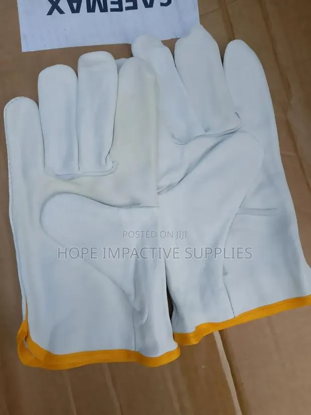 Heavy Duty Leather Gloves / Rigger Gloves (Pure Leather) · Photo 2