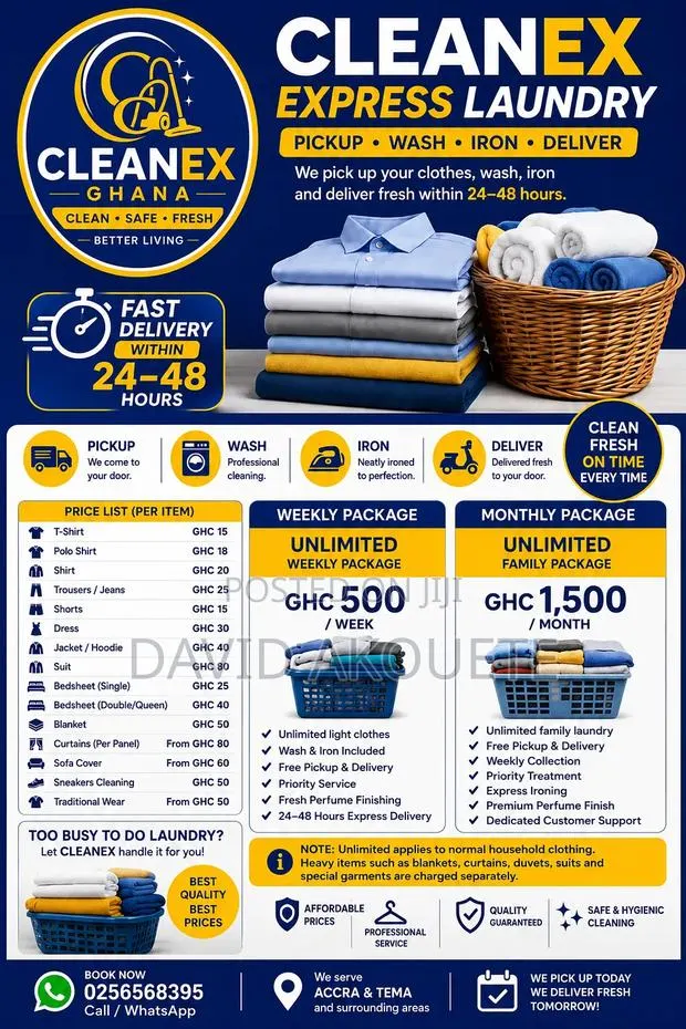 Cleanex Laundry Express Pickup and Delivery Service · Photo 1
