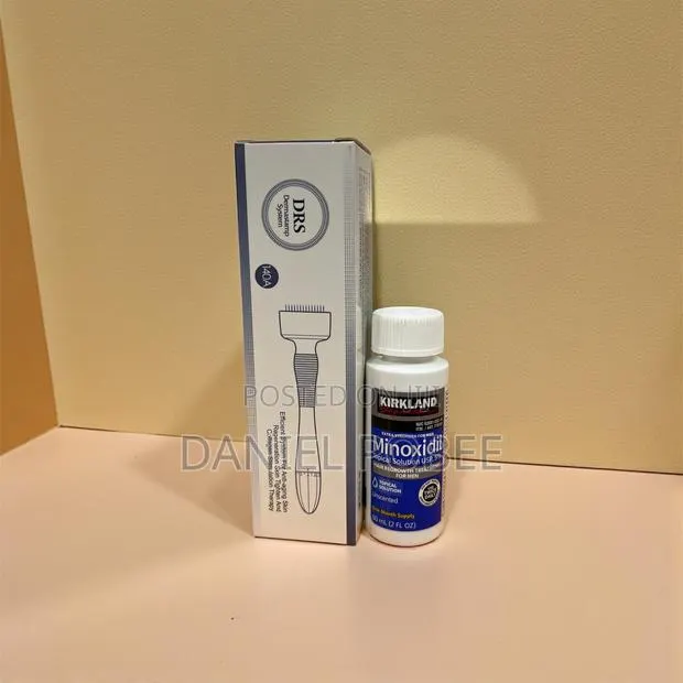 Kirkland Minoxidil 5% + 140 Needle Dermastamp Hair Growth Kit · Photo 1