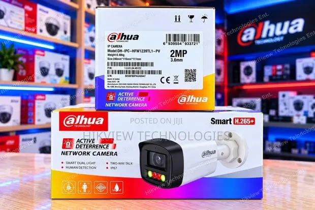 Dahua Ip Camera 2mp Full Color 2way Audio Dh -Ipc- Hfw1239tl1-Pv · Photo 1