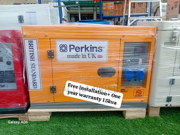 15kva Safe and Sound Operational Generator Perkins 15kva · Photo 1
