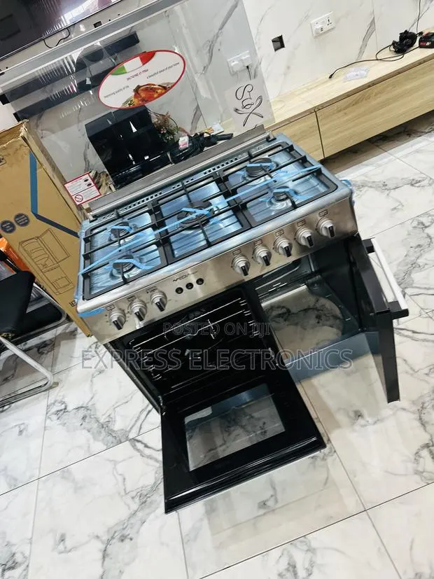 Authentic Sleek Sliver Gas Cooker Oven Rotisserie 5b 60/90 · Photo 1