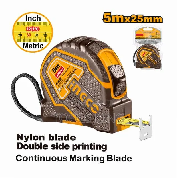 Steel Measuring Tape 5mx25mm Ind - Hsmt8805 · Photo 1