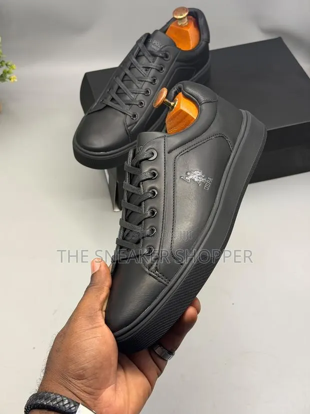 Ralph Polo Casual Wear Sneakers All Black · Photo 1