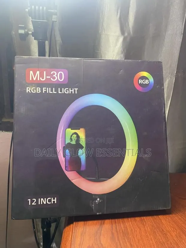 12-Inch MJ-30 RGB LED Ring Light With Tripod Stand · Photo 1