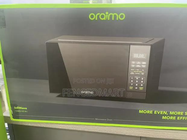 Oraimo InfiWave Microwave Oven OMO-521A – Digital Display, Black · Photo 1