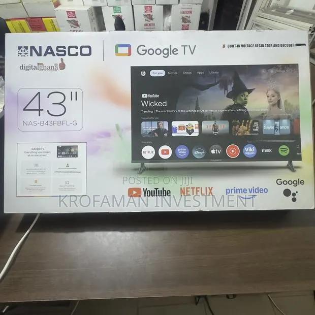 Nasco 43” Smart Android TV · Photo 1