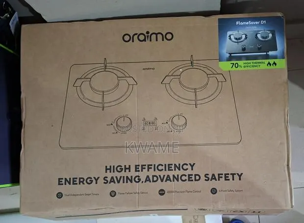 2-Burner Gas Stove With Timer